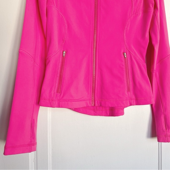 Lululemon • Forme Jacket Pinkelicious Luon hot pink zip front running workout - Picture 8 of 14
